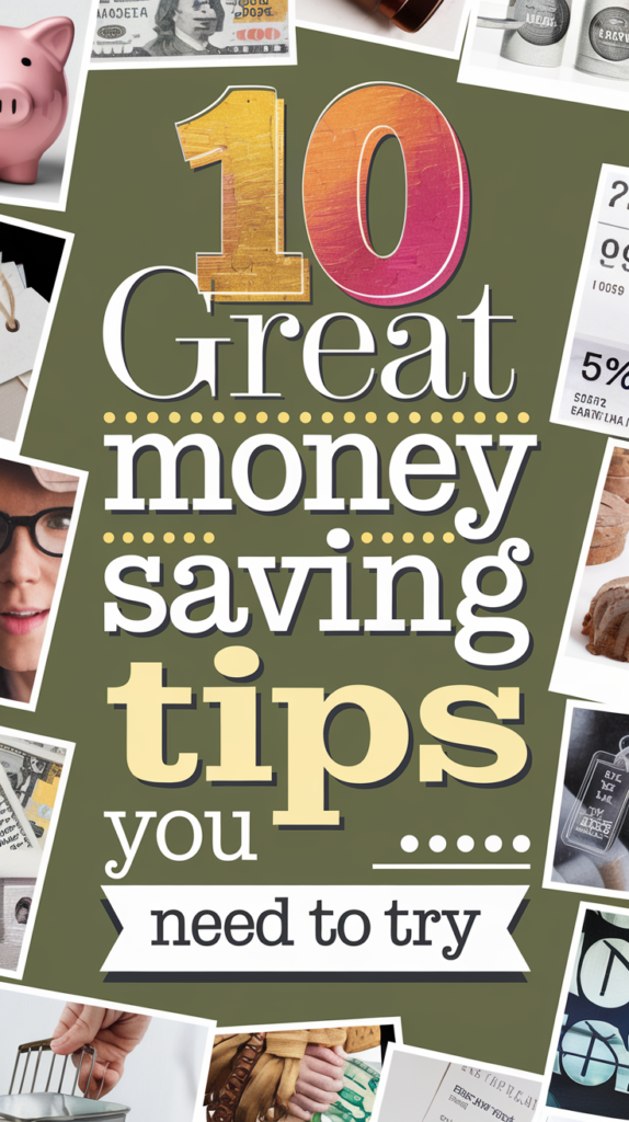 10 Great Money Saving Tips You Need To Try